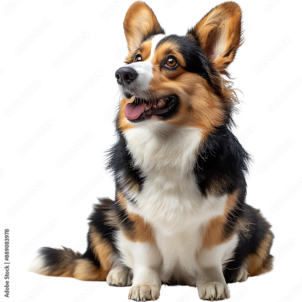 Corgi dog, transparent background Corgi dog, transparent background