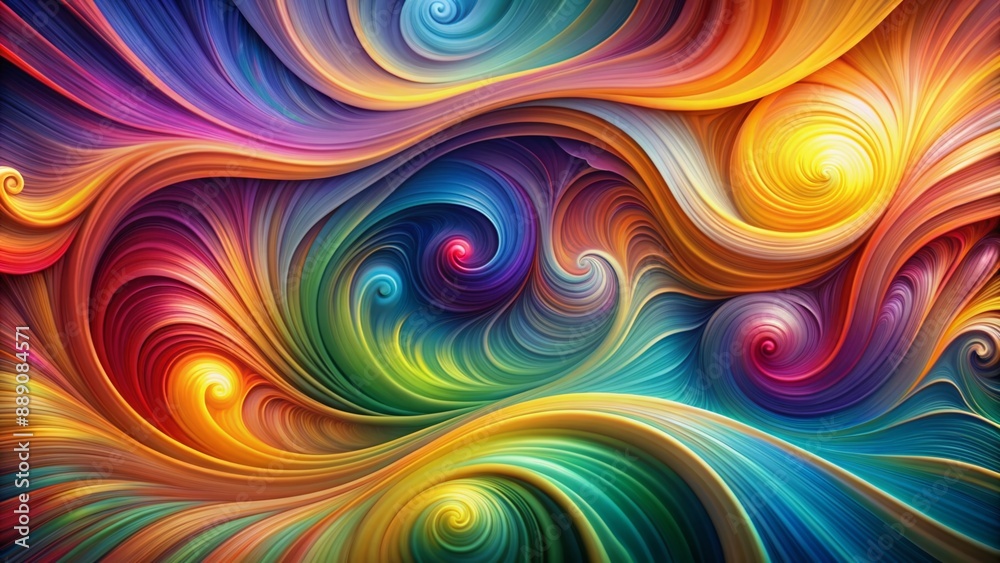 Vibrant abstract swirls and curves dance across a fluid background, blending harmonious patterns and soothing colors in a mesmerizing display of dynamic energy. Vibrant abstract swirls and curves dance across a fluid background, blending harmonious patterns and soothing colors in a mesmerizing display of dynamic energy.