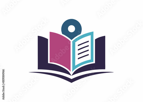Open Book Logo Bookstore, a colorful addition to your reading material.
