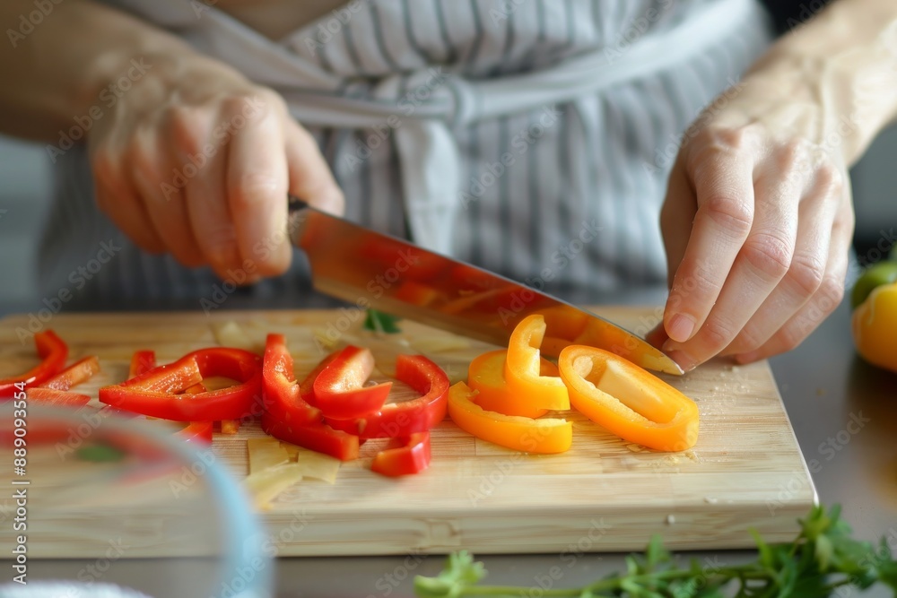 Cutting romaine lettuce for a chopped salad - ANTIPASTO SALAD SERIES. Beautiful simple AI generated image in 4K, unique. Cutting romaine lettuce for a chopped salad - ANTIPASTO SALAD SERIES. Beautiful simple AI generated image in 4K, unique.
