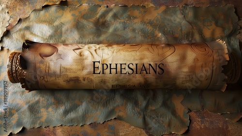 Historic Scroll of Ephesians: Paul’s Epistle on Unity, Redemption, and Christian Living