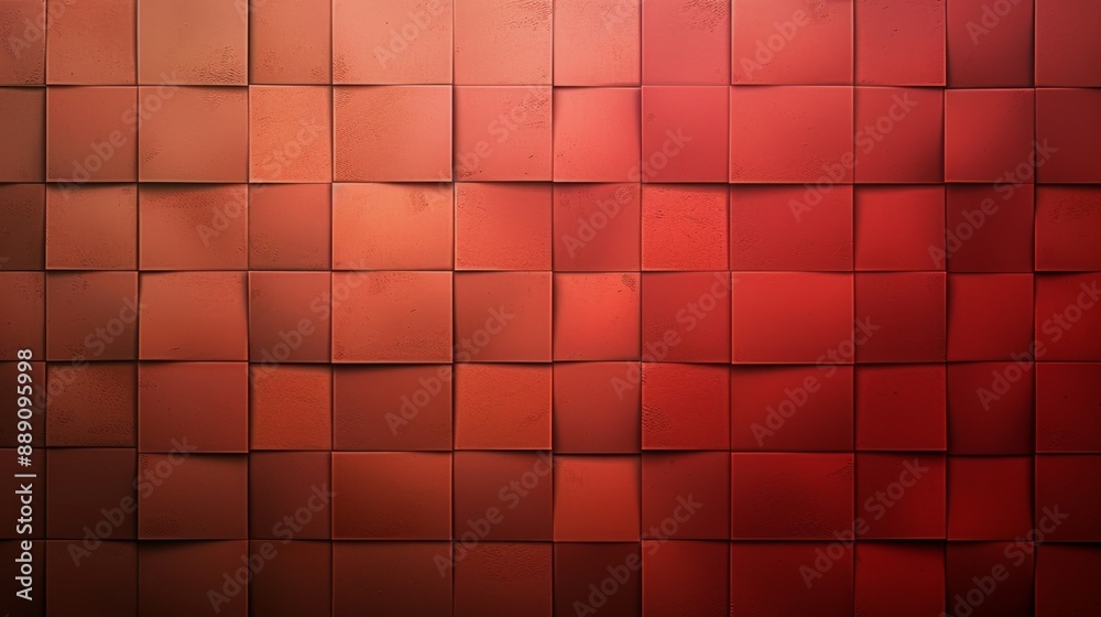 Red Square Tiles Background. Red Square Tiles Background.