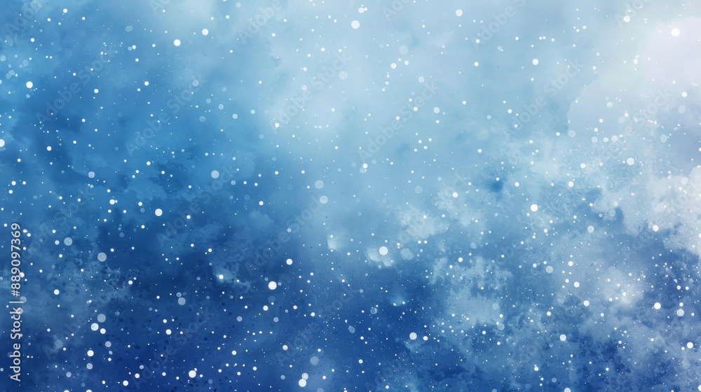 Blue Background with White Circles. Blue Background with White Circles.