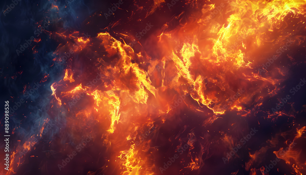 Fototapeta premium fire background