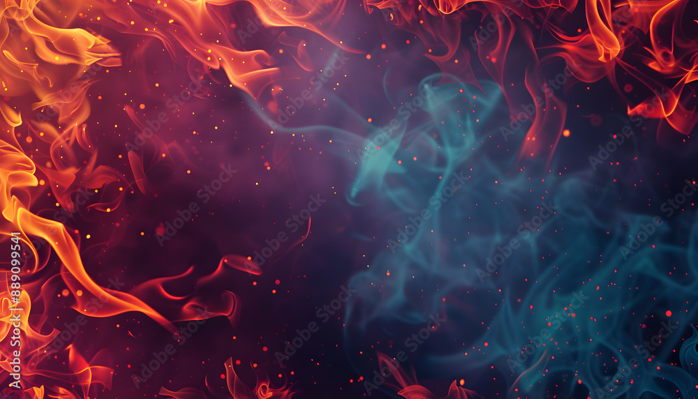 Obraz premium fire background