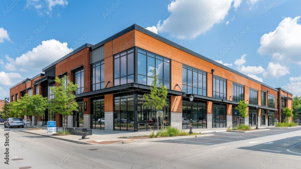 The building offers a total of 30,000 square feet, with modern design and high-quality finishes. Located in a vibrant neighborhood, it attracts both businesses and residents The building offers a total of 30,000 square feet, with modern design and high-quality finishes. Located in a vibrant neighborhood, it attracts both businesses and residents