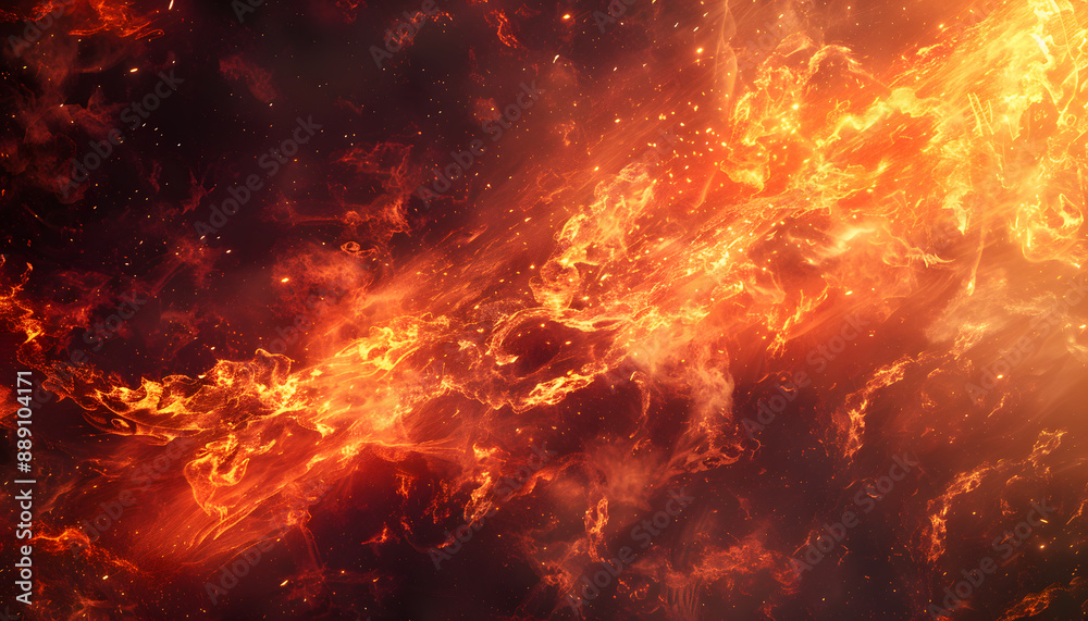 Fototapeta premium fire background