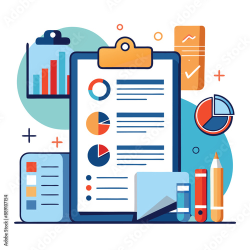 Business Report Vector design