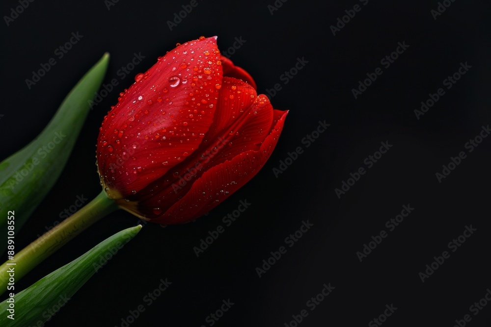 Extreme close-up of a red rose with velvety petals. Beautiful simple AI generated image in 4K, unique. Extreme close-up of a red rose with velvety petals. Beautiful simple AI generated image in 4K, unique.