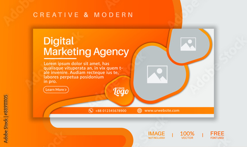 Social media or web cover design 