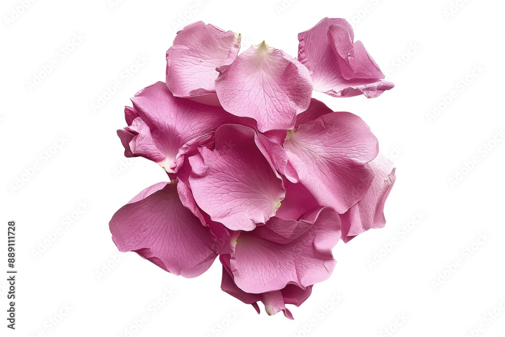 Pink rose petal isolated on transparent background Pink rose petal isolated on transparent background