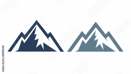 A Pictorial Mark for an Outdoor Adventure Company Featuring a Mountain Logo