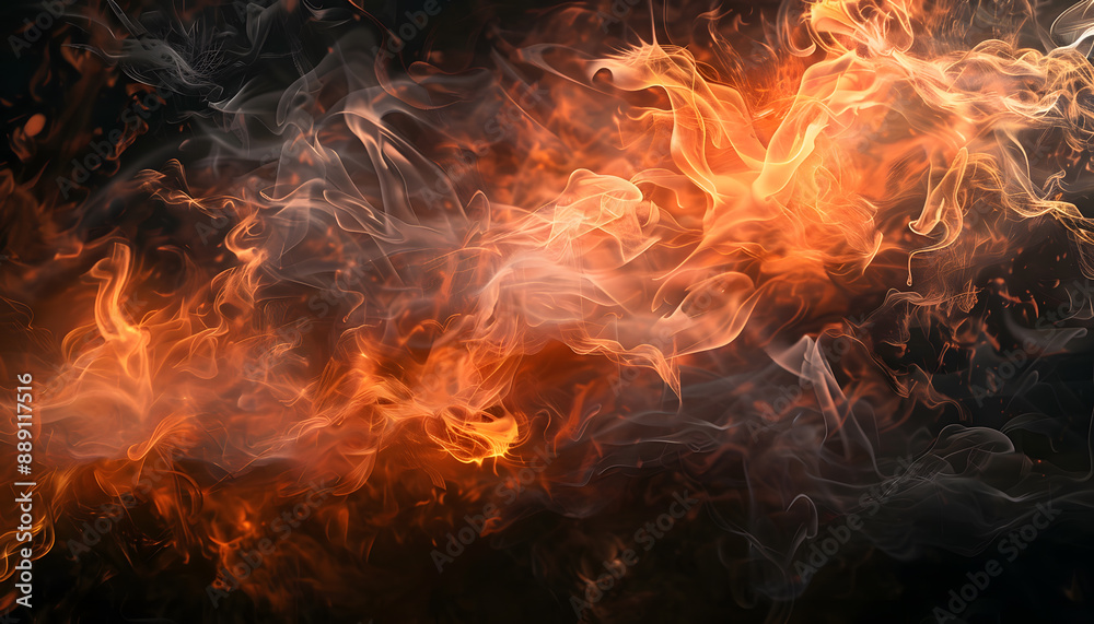 Fototapeta premium fire background