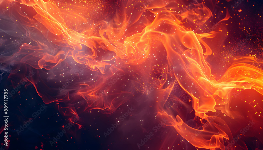 Fototapeta premium fire background