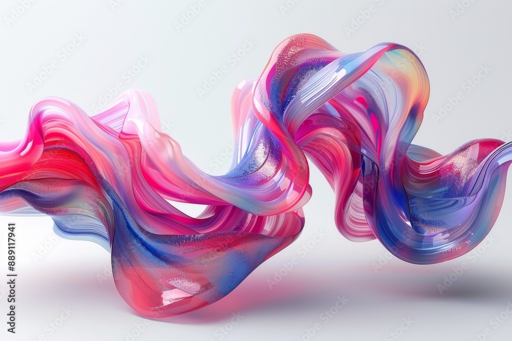 Fototapeta premium 01062027 47 47 Abstract liquid 3D typography with dynamic, fluid textures --ar 3:2 --style raw --stylize 250 Job ID: d04f5842-b779-4df1-aefa-cb9e7a80cfdd
