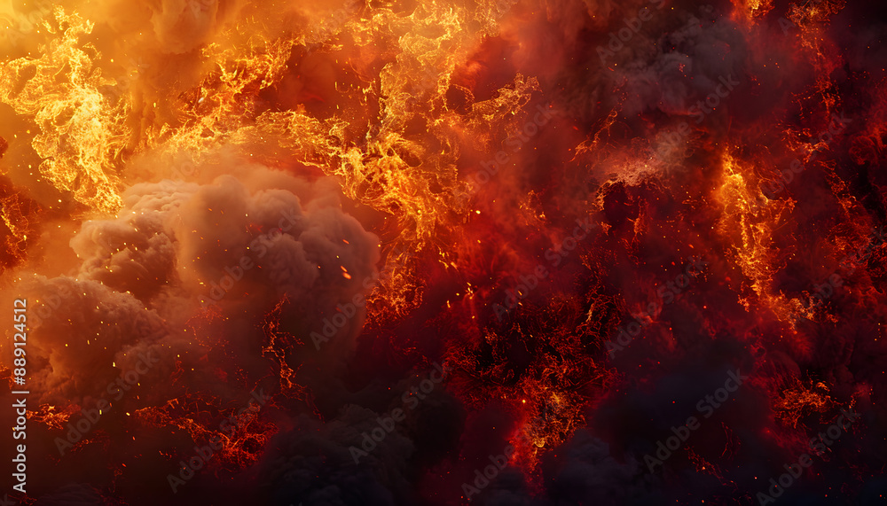 Fototapeta premium fire background