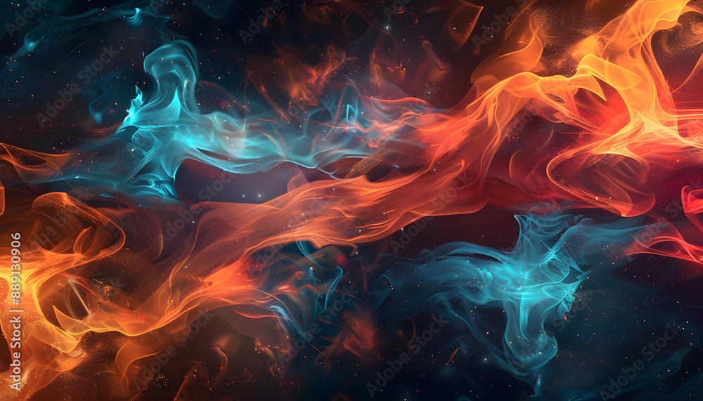 Fototapeta premium fire background