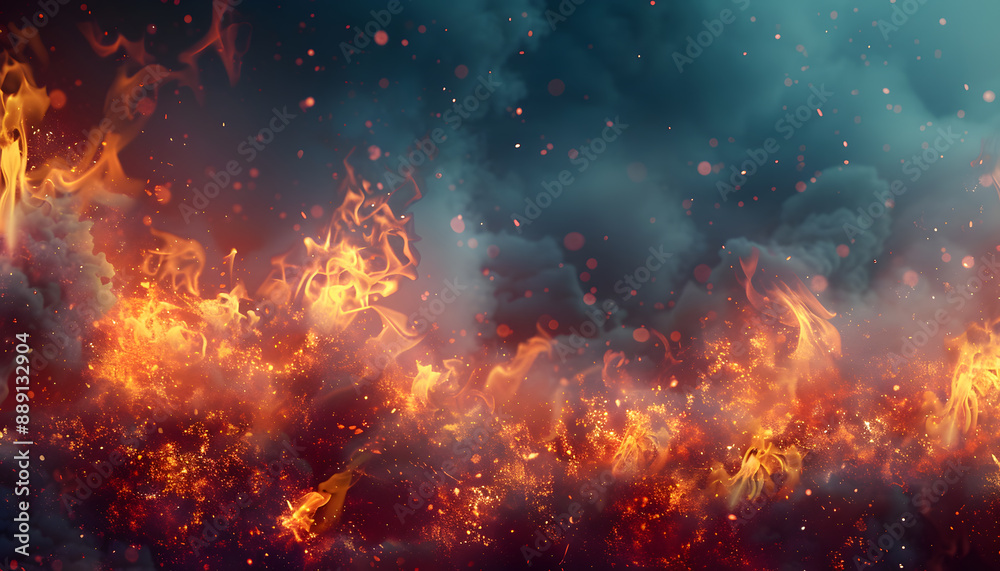 Fototapeta premium fire background