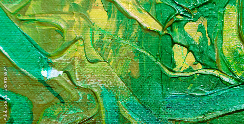 Obraz premium Lively and Intricate Psychedelic Patterns Merging into a Captivating Abstract Composition