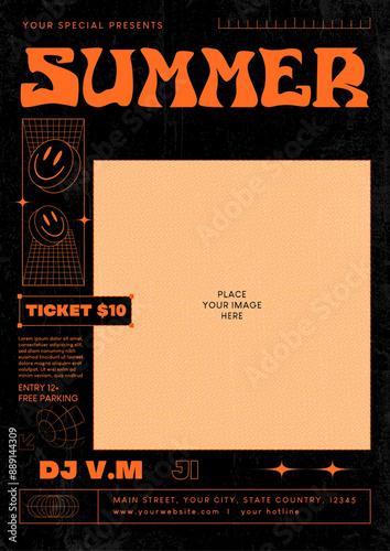 Summer Night Party Flyer