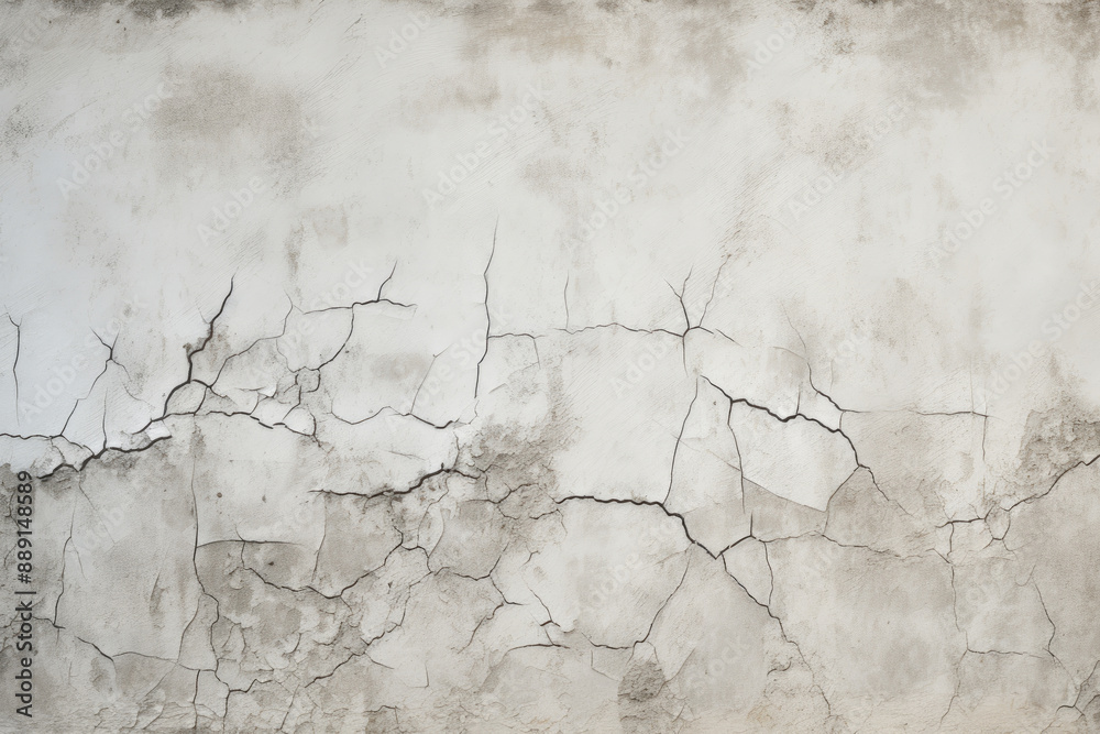 Processed collage of cracked stucco surface texture. Background for banner, backdrop or texture