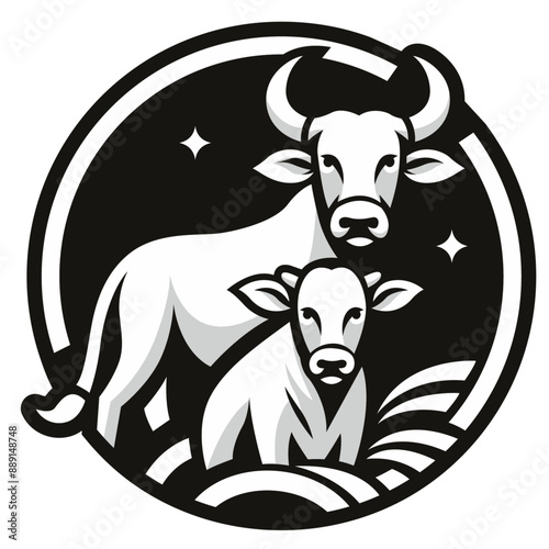 VACA E BEZERRO NELORE