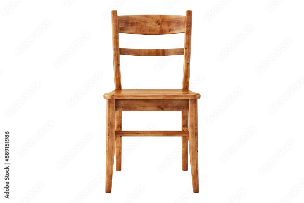 Wooden chair isolated on transparent background Wooden chair isolated on transparent background
