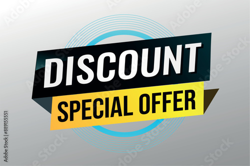 discount special offer poster banner graphic design icon logo sign symbol social media website coupon

