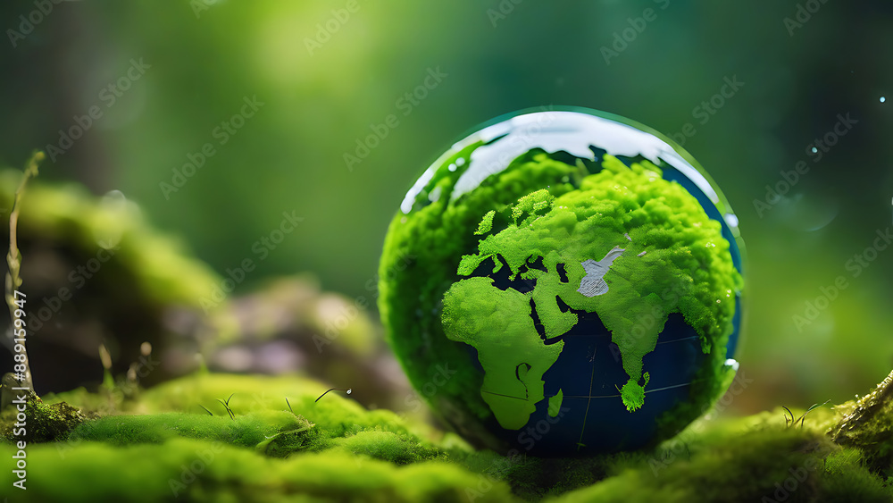 earth globe on green grass earth globe on green grass