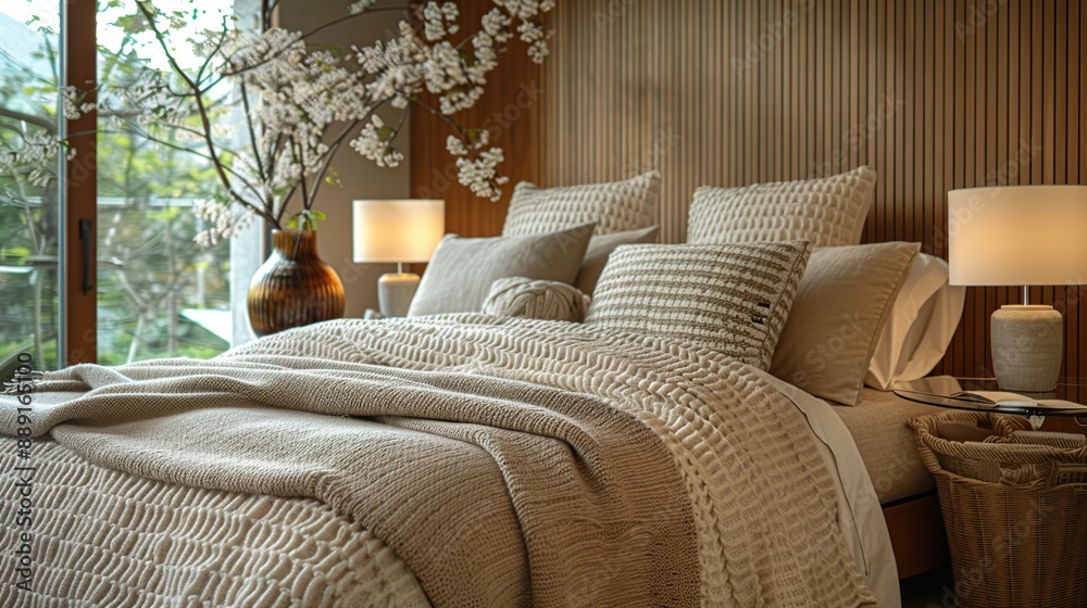 Cozy Bedroom with Natural Light Cozy Bedroom with Natural Light