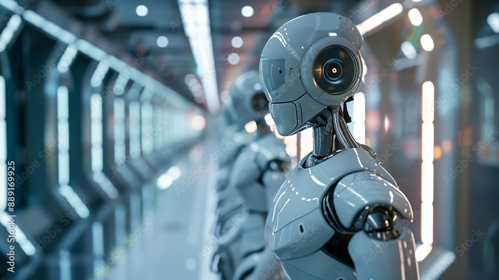robot in the laboratory robot in the laboratory