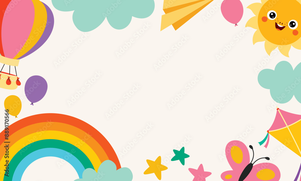 custom made wallpaper toronto digitalTemplate Design With Childish Elements