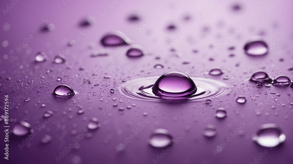 Abstract Purple Water Droplet Background Abstract Purple Water Droplet Background