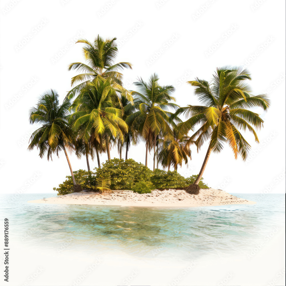 Fototapeta premium deserted paradise island.