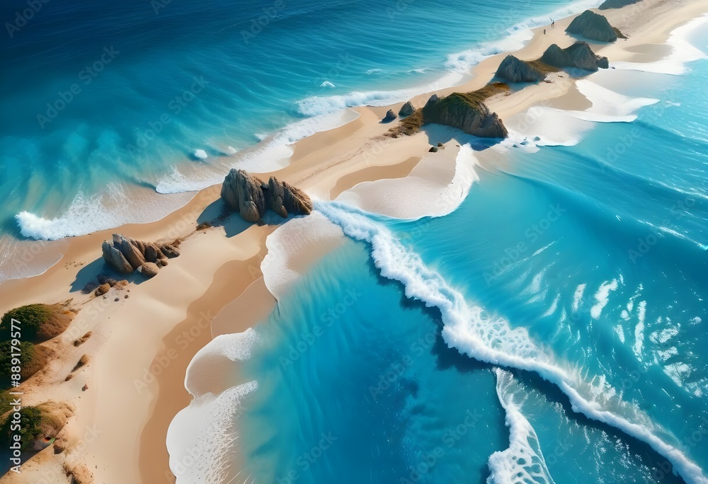 Obraz premium Beautiful sea beach photo