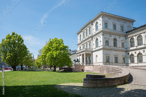 academy of visual art, Munich, district Maxvorstadt, in summer