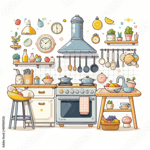 kitchen-vector  complete accessorize 