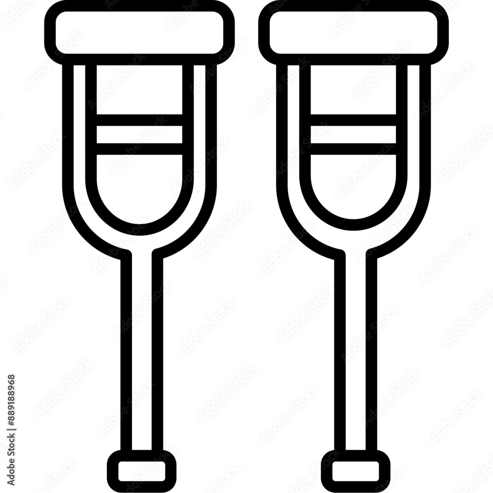Crutches Icon
