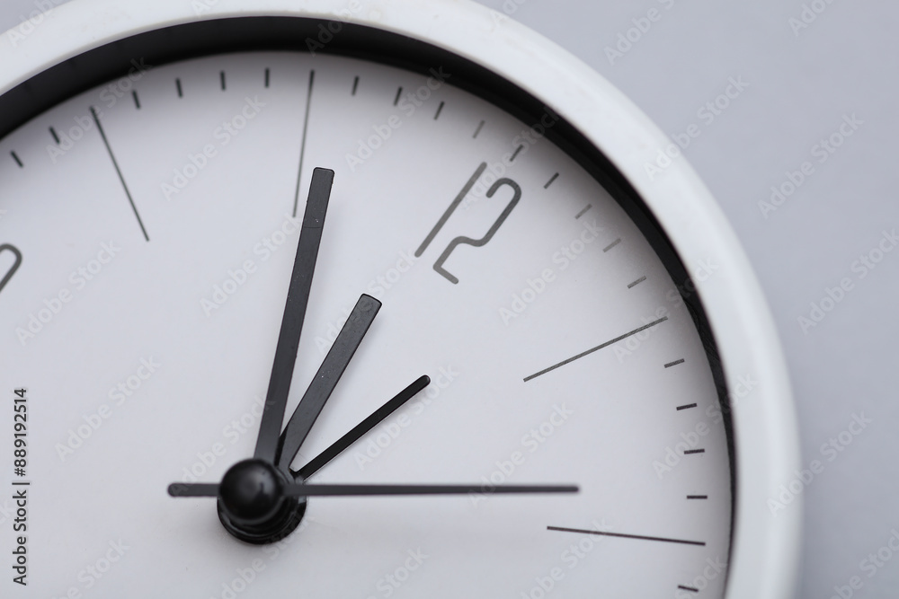 White alarm clock face close up macro White alarm clock face close up macro
