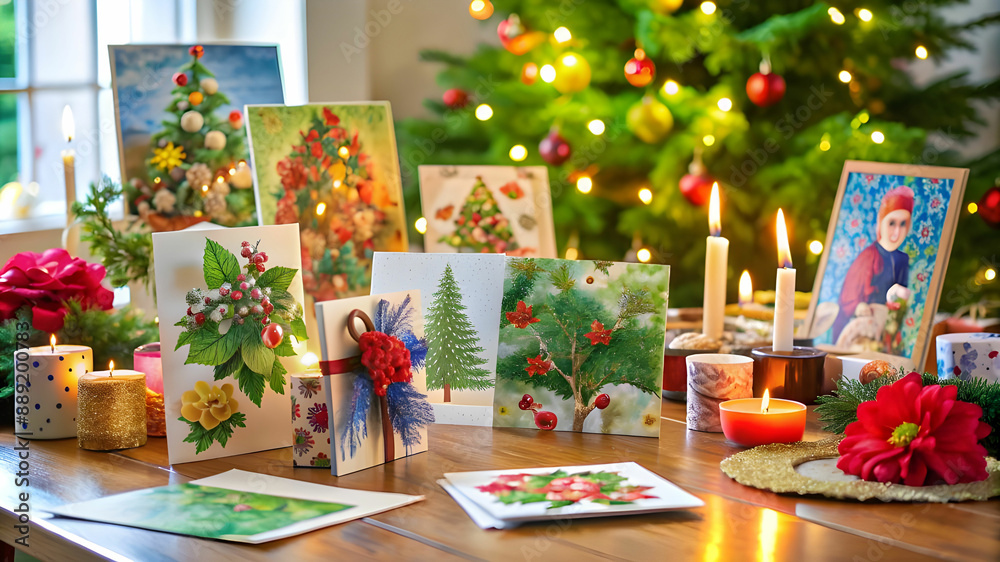 Obraz premium generate an image of a festive table with a variet