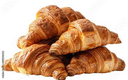 Freshly Baked Croissants Ready to Eat photo