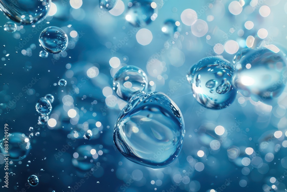 sustainable energy maintaining hydrogen fuel with innovative waterbased fuel cells h2 molecules in liquid bubbles science concept sustainable energy maintaining hydrogen fuel with innovative waterbased fuel cells h2 molecules in liquid bubbles science concept