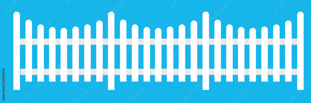Vector illustration of fence images. Landscape design concept. Element for your design Vector illustration of fence images. Landscape design concept. Element for your design
