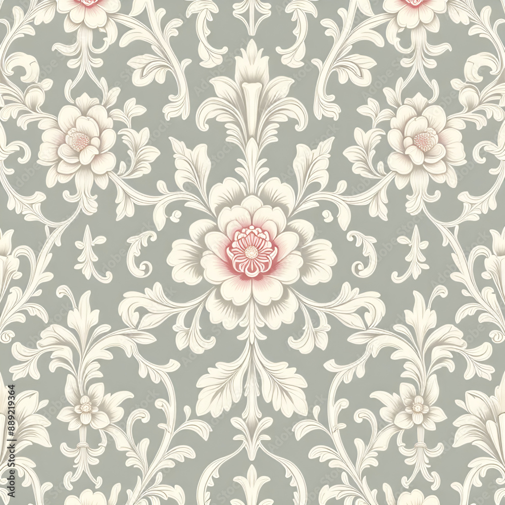 Obraz premium seamless pattern with flowers