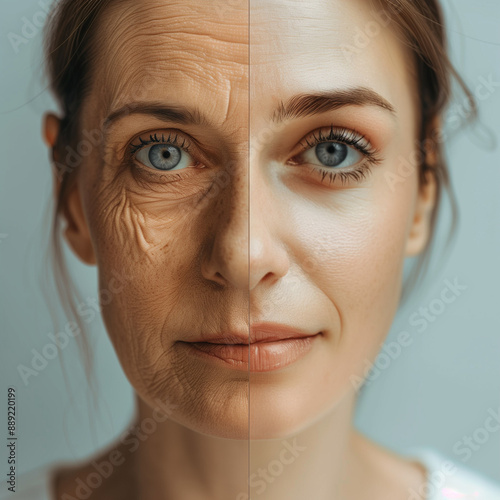 close up portrait of a woman