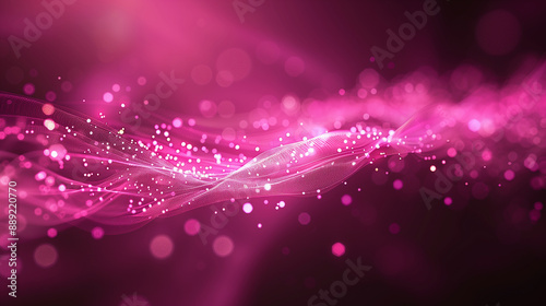 Futuristic Pink Technology Background or Banner