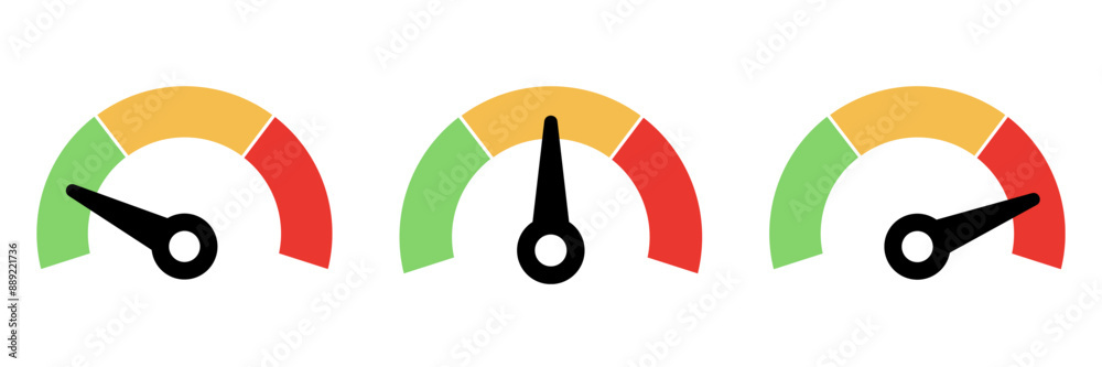 Risk meter. Risk concept on speedometer. Risk gauge meter sign. Scale low, medium or high risk on speedometer. Minimum to Maximum. Min Max. Customer satisfaction meter Risk meter. Risk concept on speedometer. Risk gauge meter sign. Scale low, medium or high risk on speedometer. Minimum to Maximum. Min Max. Customer satisfaction meter