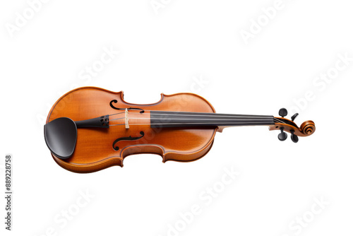 Violin Isolated on Transparent Background