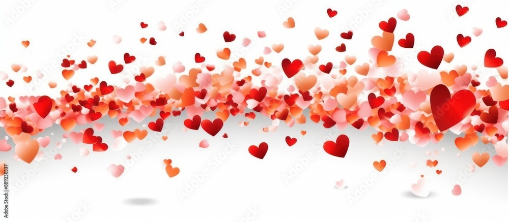 Falling Hearts for Valentine's Day Falling Hearts for Valentine's Day