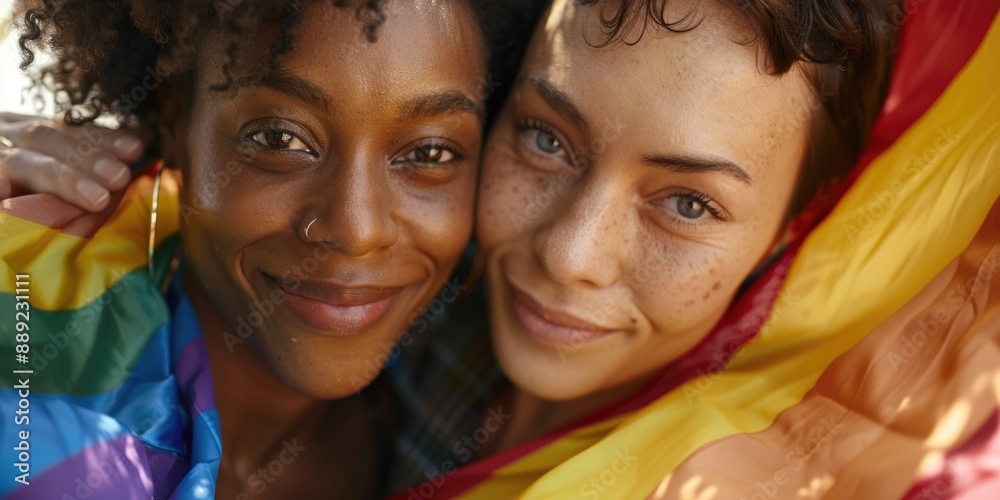 Two women embracing each other Two women embracing each other